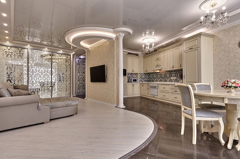 kitchen living room