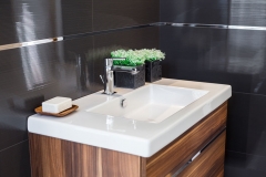 Clean contemporary bathroom sink
