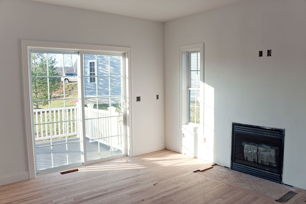 Unfinished New Home Interior