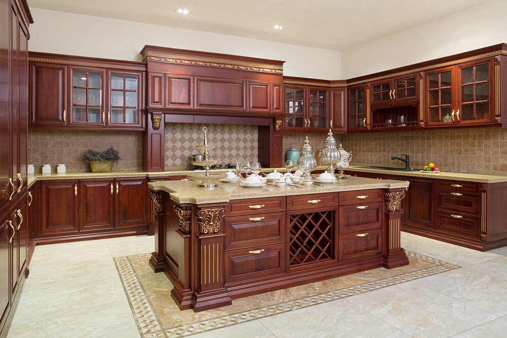 Modern kitchen interior and furnitures