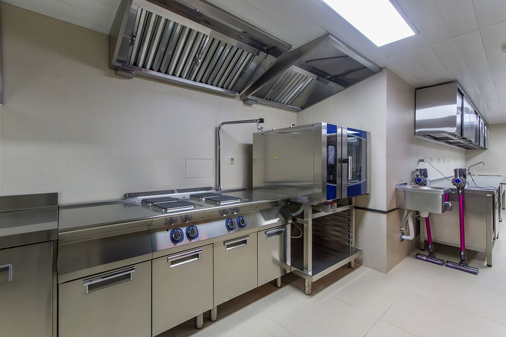 Modern industrial kitchen