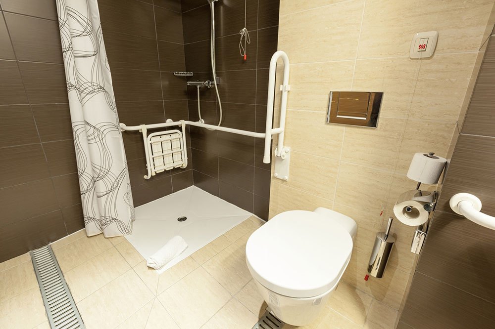 Bathroom for disabled people