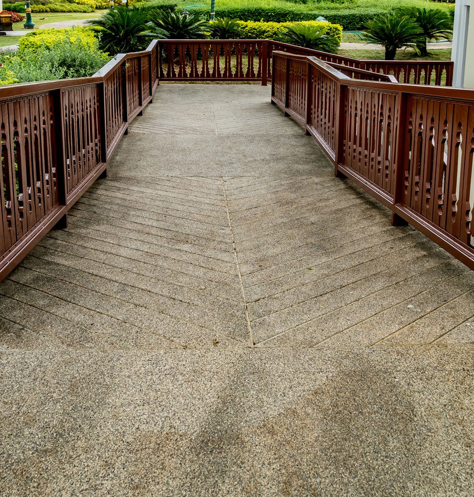 Ramp for wheelchair